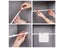 25-110cm Extendable Bathroom Hanging Shower Curtain Rods Adjustable Telescopic Carousel 2