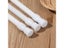 25-110cm Extendable Bathroom Hanging Shower Curtain Rods Adjustable Telescopic Carousel 7