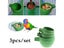 3 Pcs/set Mini Bird Parrot Food Water Bowl Feeder Plastic Pigeons Birds Cage Carousel 1