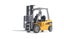 Die-cast Forklift , HUINA 1:50, Die-cast Metal Forklift Model Carousel 7