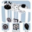 Baby Toys Spiral Plush, Black and White Car Seat Toys Stroller Toys Spiral Carousel 3