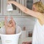 Shnuggle: Washy Bath Jug - White / Grey Carousel 4
