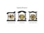 Mini Desktop Gong Table Wind Chime Percussion Instrument Cymbals Gongs With Carousel 8