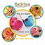 8Pcs Baby Bath Toys Fishing Games Swimming Whales Carousel 3