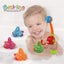 8Pcs Baby Bath Toys Fishing Games Swimming Whales Carousel 5