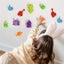 40 Pcs Kids Bath Toys Silicone Animal Sucker with Dinosaur Eggshell Storage Carousel 4