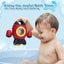 Bath Toys Space Rocket Spray Water with Rotatable Fountain Carousel 3