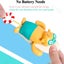 Baby Bath Toy Cute Wind Up Surfing Beaver Carousel 3