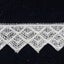Off White Sequin Lace Trim Carousel 1