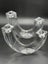 Pair Of German Nachtmann Lead Crystal Two Arm Candle Holders Carousel 1