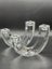 Pair Of German Nachtmann Lead Crystal Two Arm Candle Holders Carousel 2