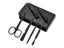 Germany 6 Pcs Portable Luxury Manicure Sets Pedicure Kits Bright Black Nail Carousel 6