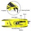 2.4GHz 60km/h High Speed Remote Control Boat Toy Low Battery Alarm Carousel 5