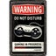 Nostalgic Art 20x30cm Medium Metal Wall Hanging Sign Gaming in Progress Decor Carousel 1