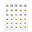 APRIL KOREA - Pororo Nail Sticker - # PR 02 1pack Carousel 2