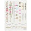 APRIL KOREA - Princess Jewel Body Sticker - # JT005K 1pc Carousel 2