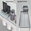 Toothpaste Holder, Toothbrush Holder With 3 Cups Carousel 8
