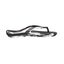 Aussie Soles Starfish 2.0 Medium Arch Thongs - Black & White Carousel 2