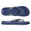 Aussianas Classic Arch Support Thongs - Navy Blue Carousel 1