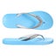 Aussianas Classic Arch Support Thongs - Sky Blue Carousel 1