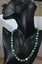 White and Green Malachite Bead Necklace Carousel 5