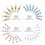 100pcs Solder Connectors 4 Different Sizes Heat Shrinkable Wire Connectors Assor Carousel 3