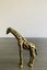 Antique Bronze Giraffe Figurines Ornament Brass Sculptures Metal Decor Carousel 1