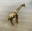 Antique Bronze Giraffe Figurines Ornament Brass Sculptures Metal Decor Carousel 3