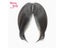 Clip In Natural Human Hair Topper Bangs Fringe Hair Pieces Middle Part Carousel 1
