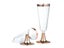 6Pcs 150ml Plastic Champagne Flutes Glasses Disposable Red Wine Glass Cocktail Carousel 5