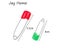 10/20Pcs Plastic Head Safety Pins 4/5.5cm Safety Locking Baby Cloth Diaper Carousel 5