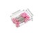 100pcs Pearl Sewing Pins 38mm Multicolor Straight Quilting Pins Dressmaking Carousel 4