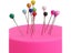 100pcs Pearl Sewing Pins 38mm Multicolor Straight Quilting Pins Dressmaking Carousel 6