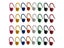 50Pcs Plastic Knitting Tools Locking Stitch Markets Crochet Latch Tools For Carousel 4