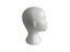 Female White Deflection Head Polystyrene Styrofoam Foam Head Model Stand Wig Carousel 3