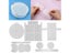Plastic Mesh Cloth Grid Plate For Bags Making DIY Handcraft Bags Weaving Carousel 2