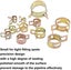 120 Pcs Spring Band Type Clips Fuel Silicone Vacuum Hose Pipe Clamp Low Pressure Carousel 4