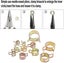 120 Pcs Spring Band Type Clips Fuel Silicone Vacuum Hose Pipe Clamp Low Pressure Carousel 5