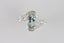 Stunning English 9ct white gold Aquamarine & Diamond ring Carousel 3