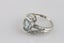 Stunning English 9ct white gold Aquamarine & Diamond ring Carousel 5