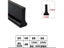 Collapsible Shower Threshold Water Dam For Bathroom Sink Kitchen Carousel 5