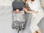 Foldable Large Capacity Mommy Backpack Diaper Bag with Baby Bed Carousel 3