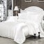 Queen Size Faux Silk Bedding Set Duvet Cover Flat Sheet Carousel 2