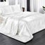 Queen Size Faux Silk Bedding Set Duvet Cover Flat Sheet Carousel 4