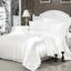 Queen Size Faux Silk Bedding Set Duvet Cover Flat Sheet Carousel 7