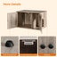 VASAGLE Feandrea Hidden Cat Litter Box Enclosure - Greige Carousel 4