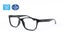 +1.00 Avatude "Delray" Black - Power Reading Glasses with Computer Lenses Carousel 1