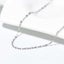 925 Sterling Silver Chain with Bolt clasp "Twisted Flake" (Width 2mm) Carousel 4