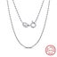 925 Sterling Silver Chain with Bolt clasp "Bamboo .6 mm" (45cm) Carousel 4
