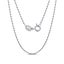 925 Sterling Silver Chain with Bolt clasp "Bamboo .6 mm" (45cm) Carousel 7